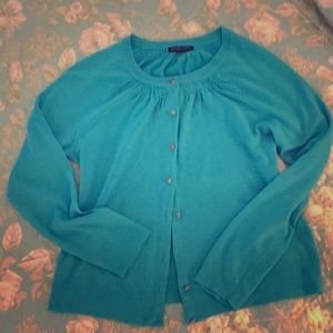 Pretty blue New York and company cardigan M